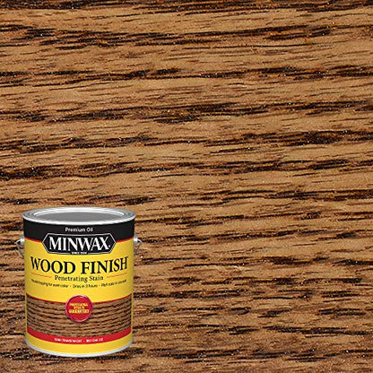 Minwax 710830000 Wood Finish 250 VOC Compliant, Red Oak Stain, Gallon - color: 215 VOC Red Oak, size: 1 Gallon