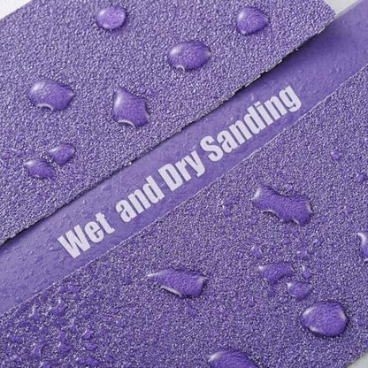 MAXMAN 40 Grit Sandpaper Roll, PSA Purple Film Ceramic,Longboard Sand Paper