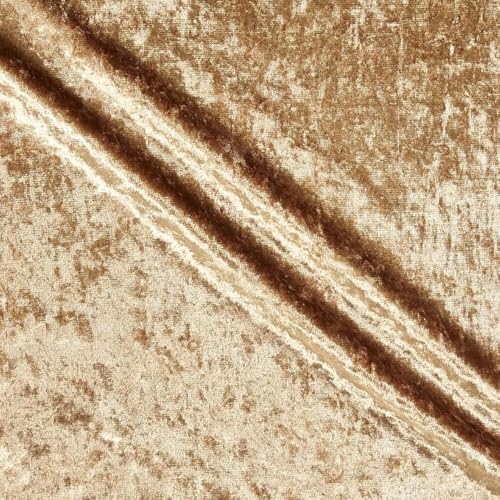 72" Shadow Crushed Velvet Blue, Fabric by the Yard - color: Blue, size: Cut by the Yard