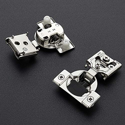 Soft Close Hinges for Kitchen Cabinet Hinges, 1/2 Inch Overlay, 60 Pack - size: 1/2 inch Overlay