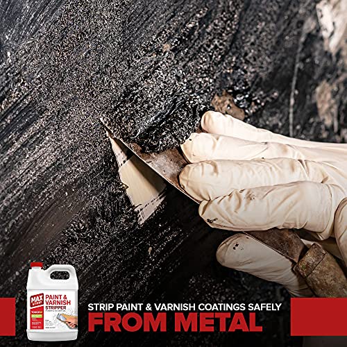 Max Strip Paint & Varnish Stripper Gel, Wood & Metal Stripper, 1 Qt, 2 Pack - size: 32 Fl Oz (Pack of 2)