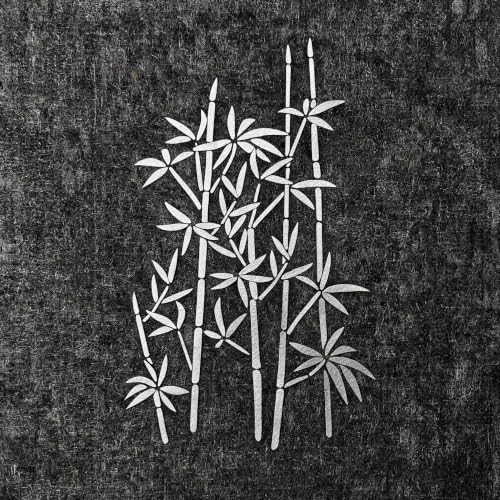 TIAMECH A4 Reusable Oriental Bamboo Tree Stencil for Painting - style: Oriental Bamboo Tree