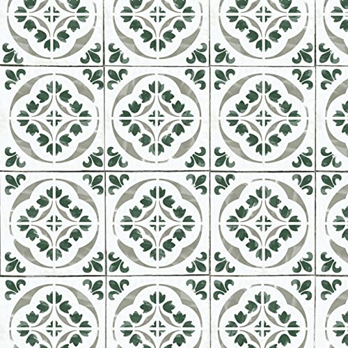 / Tile Stencil 12x12 (2 Pack) / Wall and Floor Stencil, Reusable for Painting, Furniture, Walls and Floors