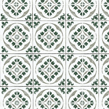 / Tile Stencil 12x12 (2 Pack) / Wall and Floor Stencil, Reusable for Painting, Furniture, Walls and Floors