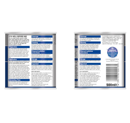Rustins Quick Dry Varnish Clear Satin 500ml | 16.9 Fl. Oz. - color: Satin Clear, size: 500ml.