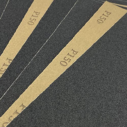 150 Grit Wet Dry Sandpaper, 10PCS 9x11 Inch Silicon Carbide Sanding Sheets - style: Grit 150