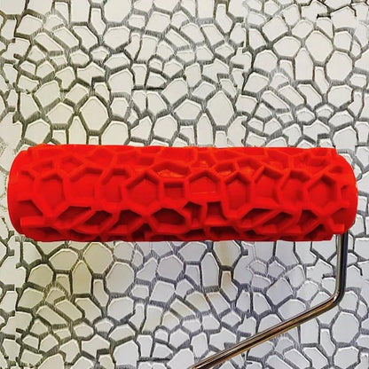 Decorative Art Texture Roller - 7" Roller (Crackle Pattern) - color: Crackle Pattern