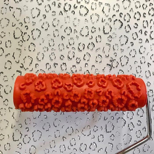 Decorative Art Texture Roller - 7" Roller (Cheetah Pattern) - color: Cheetah Pattern
