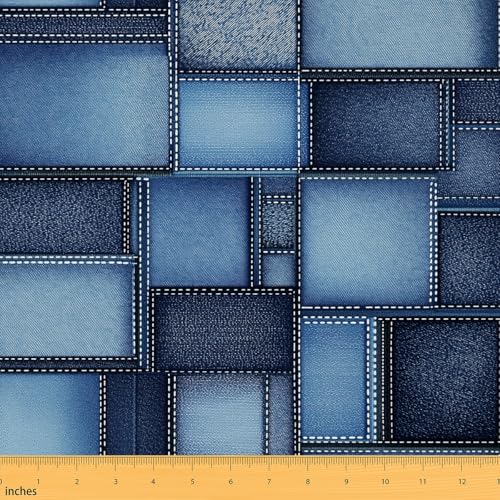Feelyou Geometric Fabric by The Yard Soft 1 Yard - color: Multi 40, size: 1 Yard