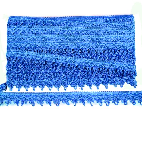 10 Yard Braid Trim 0.98" Wide Basic Fabric Gimp-Navy - color: navy