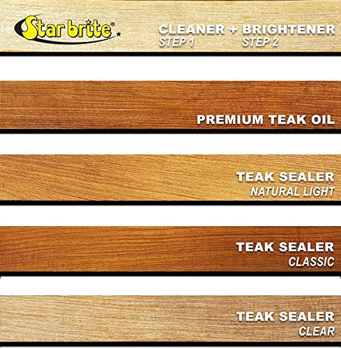 STAR BRITE Premium Outdoor Teak Cleaner - style: 128 oz