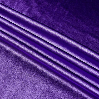 Royal Velvet Purple, Fabric by the Yard - color: Purple