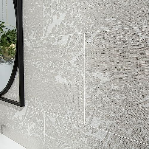 Palisade 25.6 in. x 14.8 in. Vinyl Wall Tiles in Woven Heather (8 Pack) - color: Woven Heather, size: Case of 25.6 in. x 14.8 in. Tiles