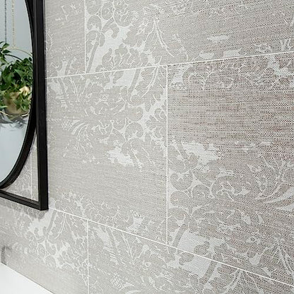 Palisade 25.6 in. x 14.8 in. Vinyl Wall Tiles in Woven Heather (8 Pack) - color: Woven Heather, size: Case of 25.6 in. x 14.8 in. Tiles