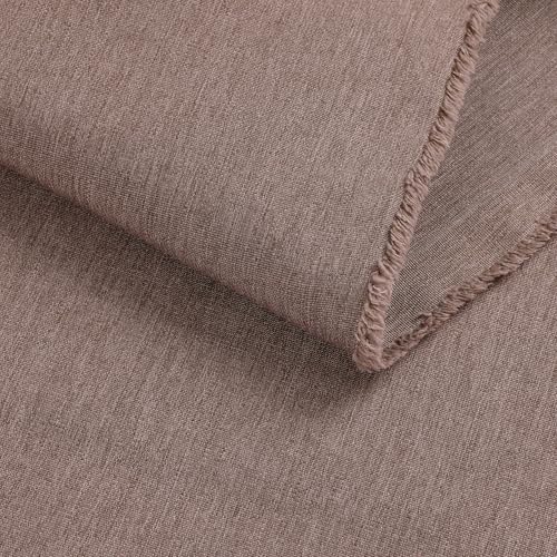 600D Outdoor Upholstery Fabric 58” W Waterproof Canvas Fabric by The Yard - color: Brown, size: 1 yard pre cut