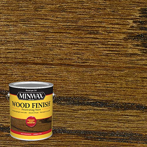 Minwax Wood Finish, Jacobean, 1 Gallon - color: Jacobean, size: 1 Gallon