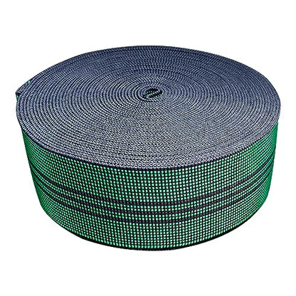 40ft Sofa Elastic Webbing Elasbelt Stretch Latex Band Furniture Repair DIY Upholstery Modification Elasbelt Chair Couch Material Replacement (Green 5cm 10m) - color: Green 5cm 10m