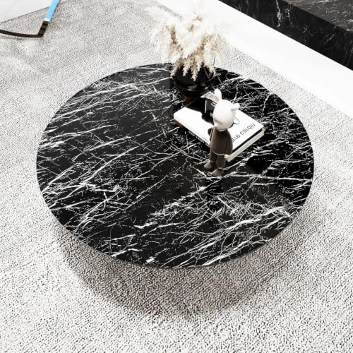 Black Glossy Marble Contact Paper 15.7"X472.4" Peel and Stick Wallpaper - color: Black, size: 15.7" x 236"