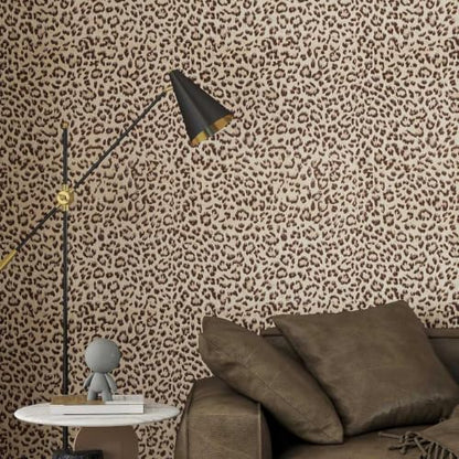 Leopard Print Wallpaper,Cheetah Peel and Stick Contact Paper 17"X120" - color: Leopard Print, size: 17" x 120"