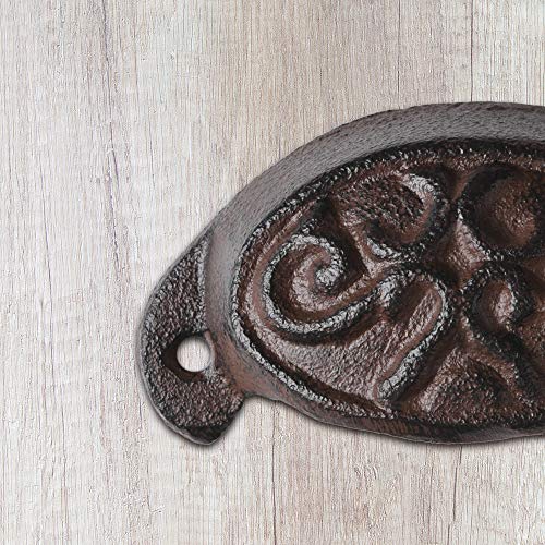 PopTop Brass Retro/Vintage Rustic Cast Iron Drawer Knob/Pull
