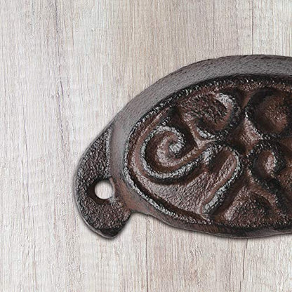 PopTop Brass Retro/Vintage Rustic Cast Iron Drawer Knob/Pull
