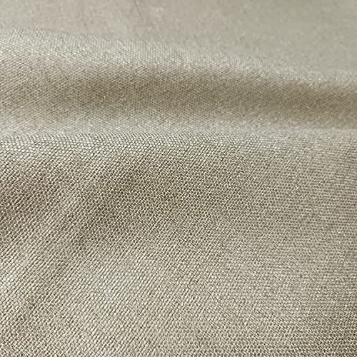 11OZ Polyester Blend Upholstery Sewing Fabric by The Yard Width 57 Inches Khaki - color: Khaki, size: 1 yard
