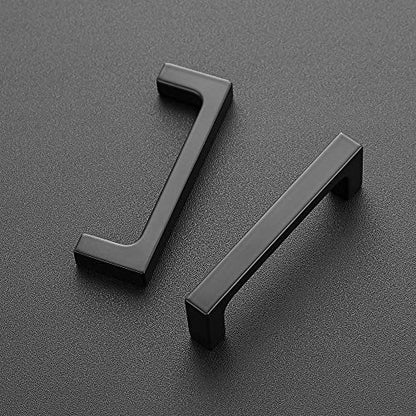 Ravinte Matte Black Square & Solid Cabinet Handles,3 Inch,30 Pack - size: 3 Inch Hole Center