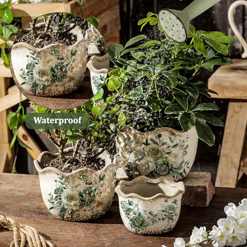 WANDIC 3 Sheets Rub On Transfer Stickers, Green Flowers Pattern Waterproof Decals Furniture Craft Embellishments for DIY Scrapbooking Photo Albums,15 * 30cm - color: Green