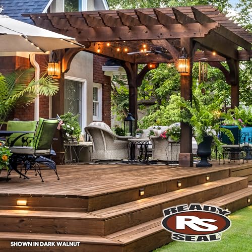 Ready Seal Exterior Wood Stain & Sealer, Pecan, Turbo Spray - color: Pecan, size: 24 Ounce Spray (Pack of 1)