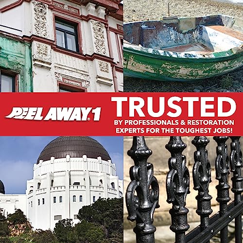 Peel Away 1 Paint Remover - HEAVY DUTY - Removes Up to 30 Layers of Lead, Oil, & Alkyd-Based Paints & Coatings - The Older the Paint the Better - Complete Paint Removal System Under the Lid - 5 Gallon