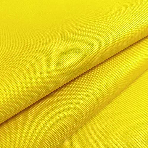 Waterproof Upholstery Fabric by the Yard 600D Oxford, Yellow - color: Yellow, size: 1 Yard 36" x 58"