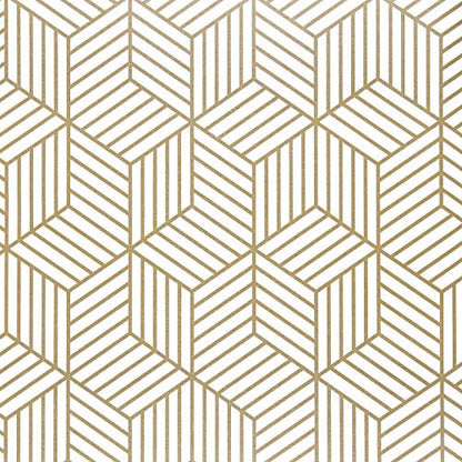 WENMER 17.71 Inch x 708 Inch Geometric Hexagon Peel and Stick Wallpaper - Removable Self Adhesive Vinyl Film Roll for Home Use - color: Geometric Hexagon, size: 17.7" x 708"