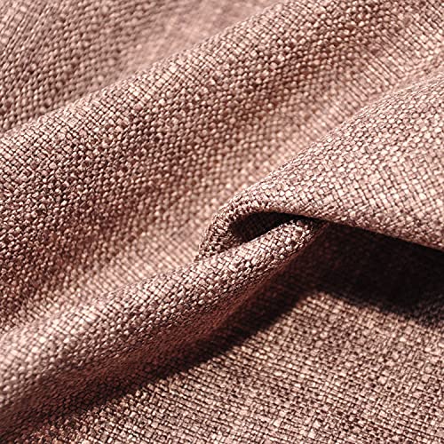 Yutong Fabric by The Yard and 9OZ-100% Polyester Upholstery Sewing Fabrics-Solid Choloate Pattern - color: Chocolate, size: 1 Yard