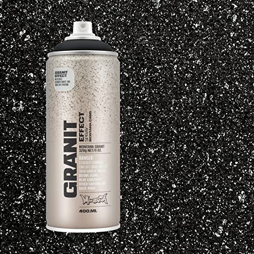 Montana Cans GRANIT EFFECT Spray Paint, 400ml, Black