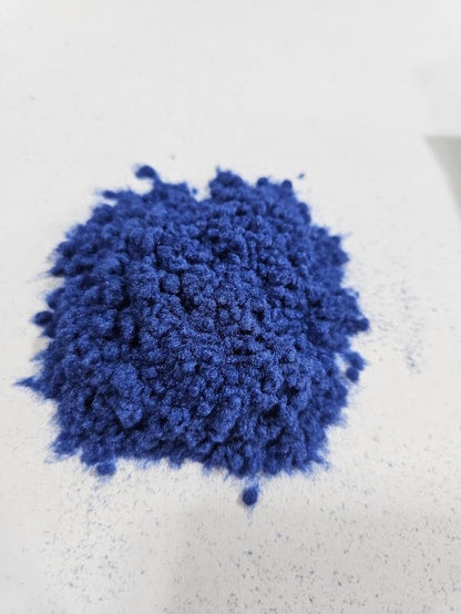 Fowl Flocker Flocking Kit 1oz Flock (Blue) with 2 Ounce Color Matched Acrylic Paint/Adhesive and Applicator - color: Blue