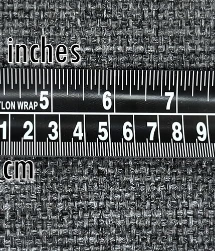Hawick Tweed Fabric for Automotive and General Upholstery - 54 Inches Wide, Sold by The Continuous Yard (Graphite) - color: Graphite