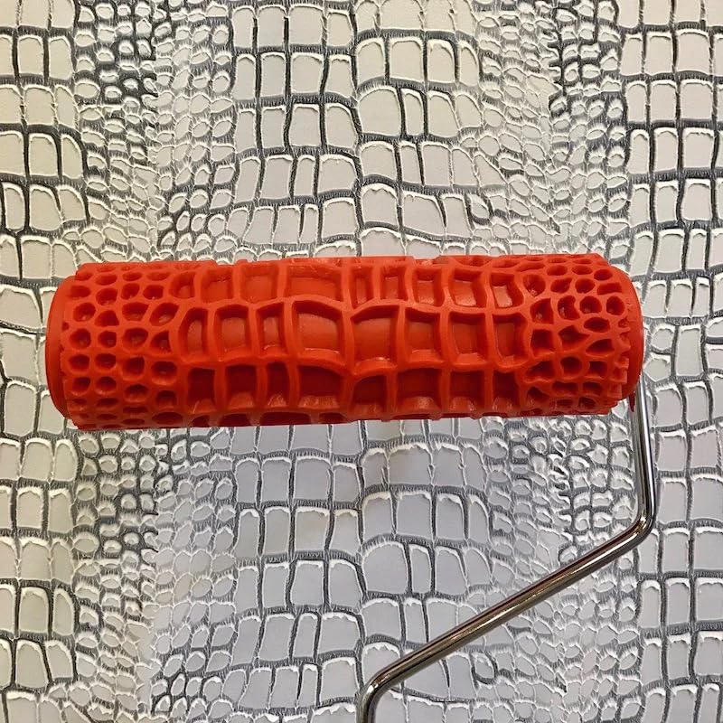 Decorative Art Texture Roller - 7" Roller (Crocodile Skin Pattern) - color: Crocodile Skin Pattern