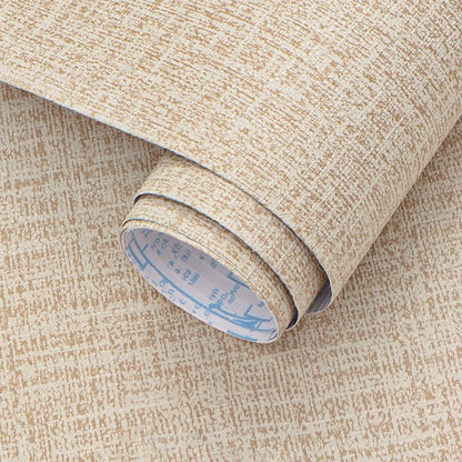 Guvana Grasscloth Peel and Stick Wallpaper Beige Textured Contact Paper Modern Removable Self Adhesive Wall Paper Thicken Fabric Faux Linen Wallpaper for Bathroom Living Room Cabinets 78.7inx15.7in - color: Beige, size: 15.7" x 78.7"