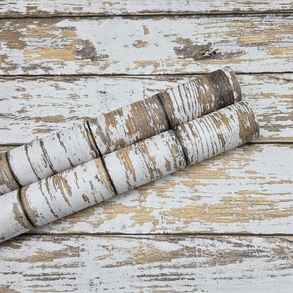 Wood Wallpaper Peel and Stick Shiplap Contact Paper 17.3"×78.8" - color: Brown, size: 17.3" x 78.8"
