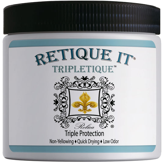Retique It Tripletique Water-based Epoxy Alternative Extreme Sealer (16 Oz (Pint), 1 Satin) - color: 1 Satin, size: 16 oz (Pint)