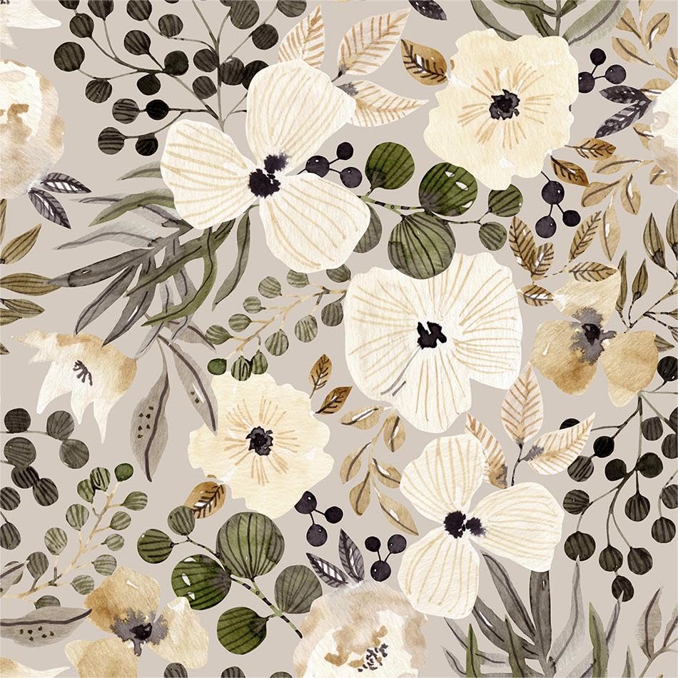 18"x236" Boho Cream/Brown Daisy Flower Peel and Stick Self Adhesive Wallpaper Removable Contact Paper Stick on Easy Peel Off Wall Paper for Kitchen Bedroom Bathroom Renter - color: Pink, White, size: 17.7" x 236"