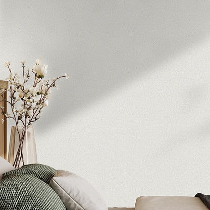 SHUFA White Cotton-Like Textured Grasscloth Wallpaper Matte Thick Real Woven Fabric Peel and Stick Contact Paper Removable Self Adhesive Washable (16.5"x78.7") A8s - color: White, size: 16.5"x78.7"