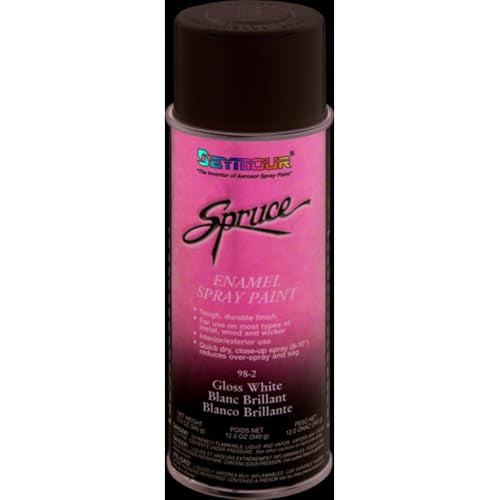 Seymour 98-2 Spruce General Use Enamel, Gloss White - color: Gloss White