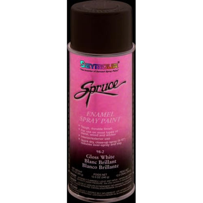 Seymour 98-2 Spruce General Use Enamel, Gloss White - color: Gloss White