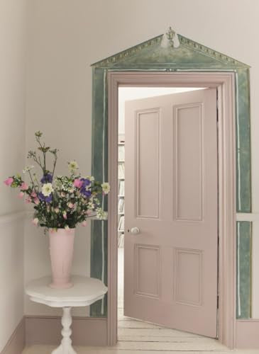 Annie Sloan Satin Paint (Pointe Silk, 25 Fl Oz /750 mL). Soft sheen for interior wood and metal. Self-leveling, all-in-one paint with no wax or lacquer required. - color: Pointe Silk